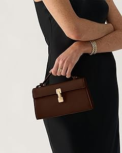 Clutch Purses for Women - Small Purse Top Handle - Evening Bag - Adjustable Crossbody Handbag - T... | Amazon (US)