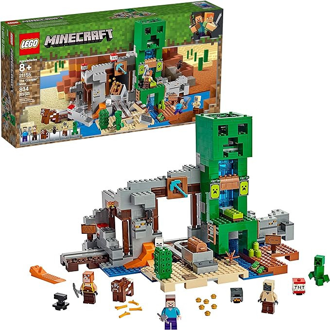 LEGO Minecraft The Creeper Mine 21155 Building Kit (834 Pieces) | Amazon (US)
