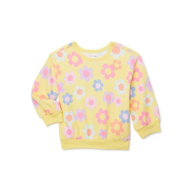 Garanimals Toddler Girl Print Fleece Top, Sizes 12 Months-5T | Walmart (US)