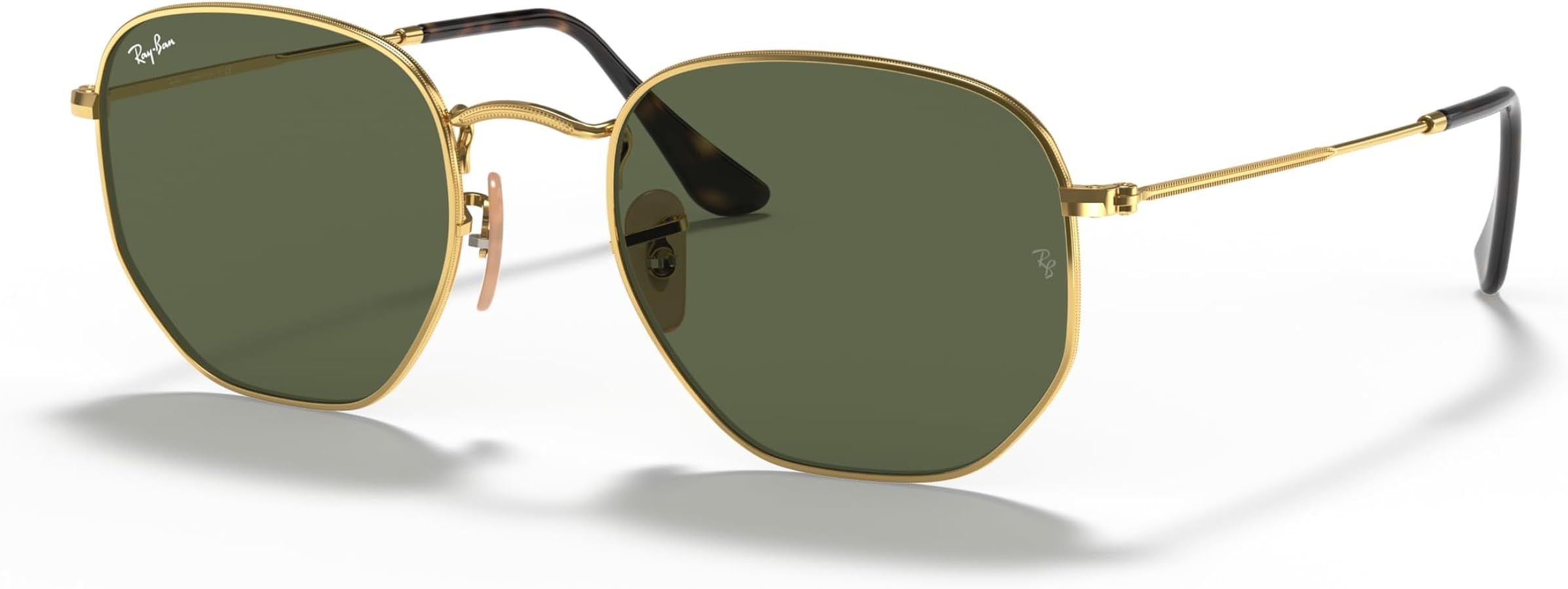 Ray-Ban Unisex's RB3548N Hexagonal Flat Lens Sunglasses | Amazon (CA)