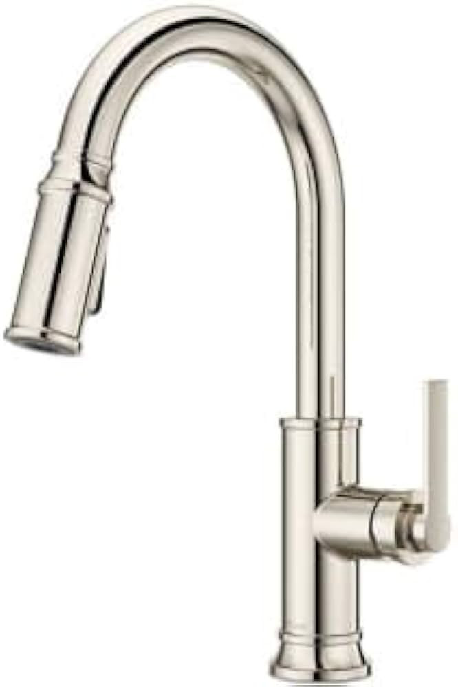 Pfister GT529-COL Colfax 1.8 GPM Single Hole Pull Down Kitchen Faucet - Polished Nickel | Amazon (US)