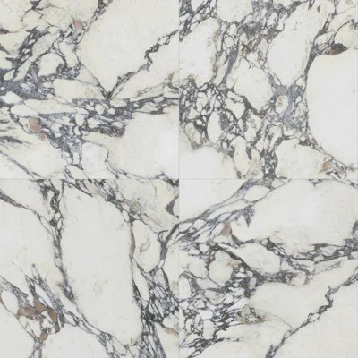 Signature 47.24 In. X 47.24 In. Marble Look Satin Porcelain Floor And Wall Tile (30.98 Sq. Ft. / Case) | Wayfair North America