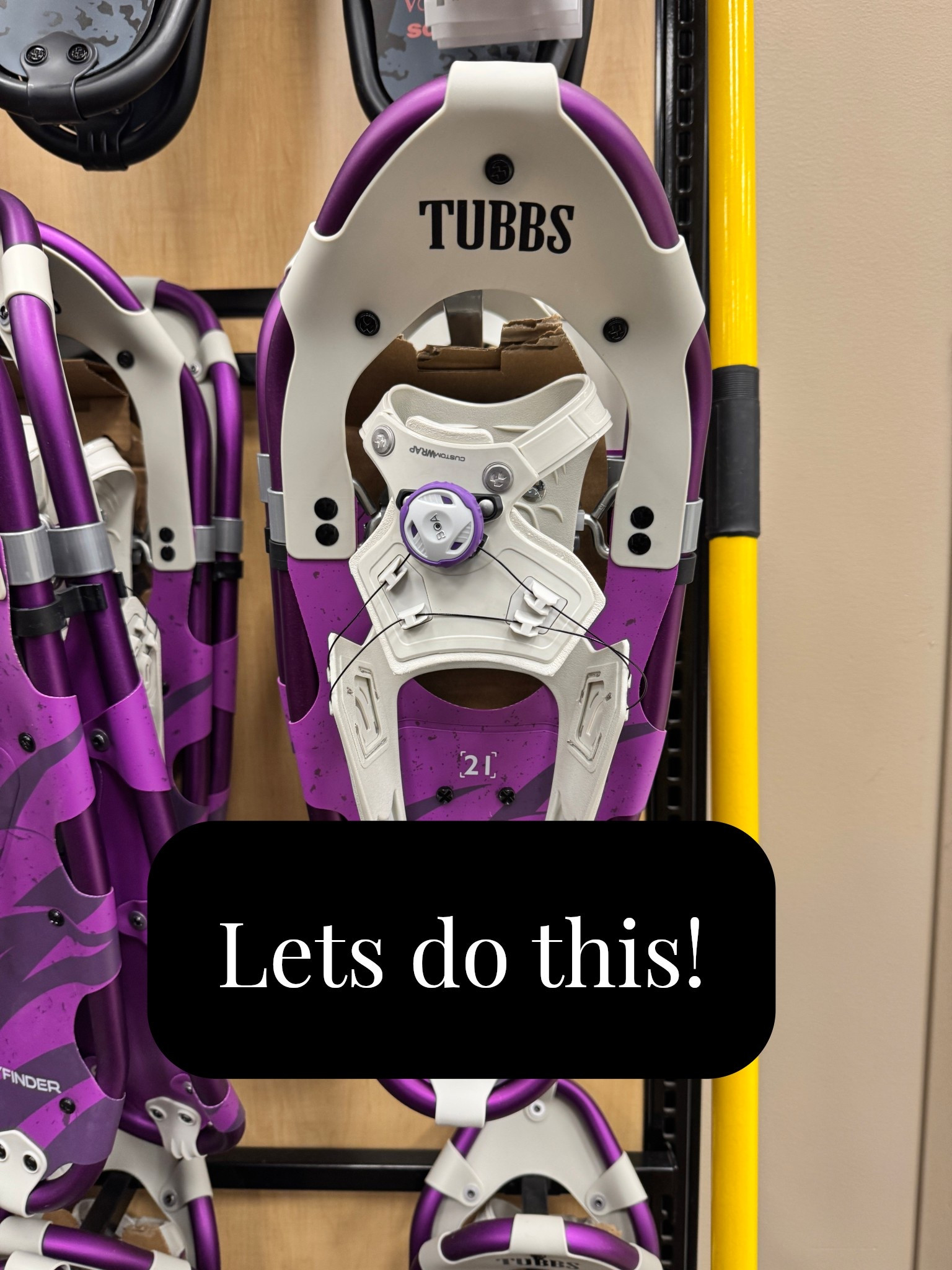 My newest adventure. I decided I need to embrace Wisconsin’s winter snow so I bought these beauties. I can’t wait to try them out! 
kimbentley, snowshoe winter workout  

#LTKfitnessgoals #LTKGiftGuide #LTKActive