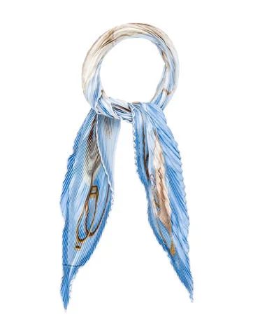 Projects Carres Silk Plissé Scarf | The Real Real, Inc.