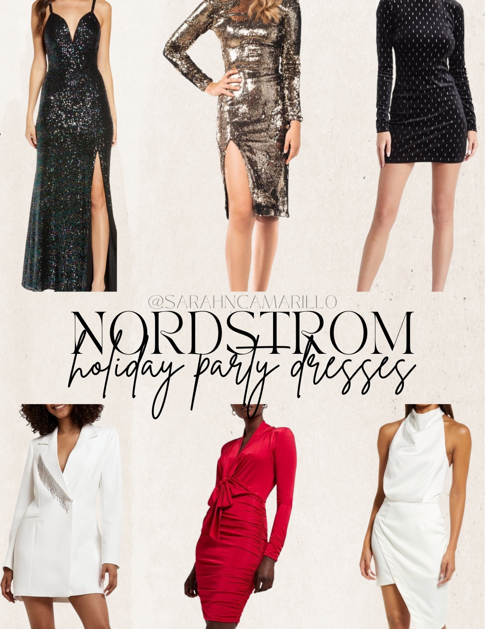 Nordstrom holiday shop party dresses