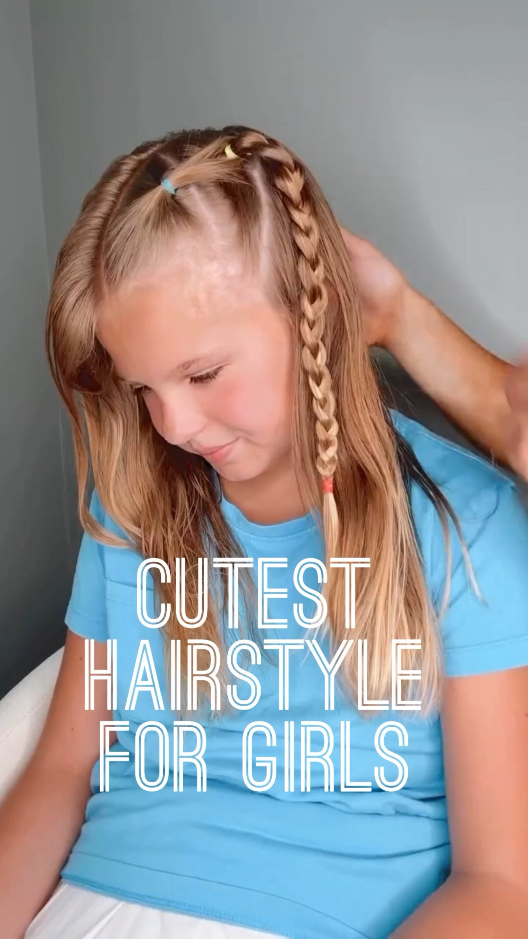 CUTEST HAIRSTYLE FOR GIRLS 🩷 This is the cutest hairstyle ever! I just love this one! Sharing my fave hair products with you! Love this! 

#LTKBeauty