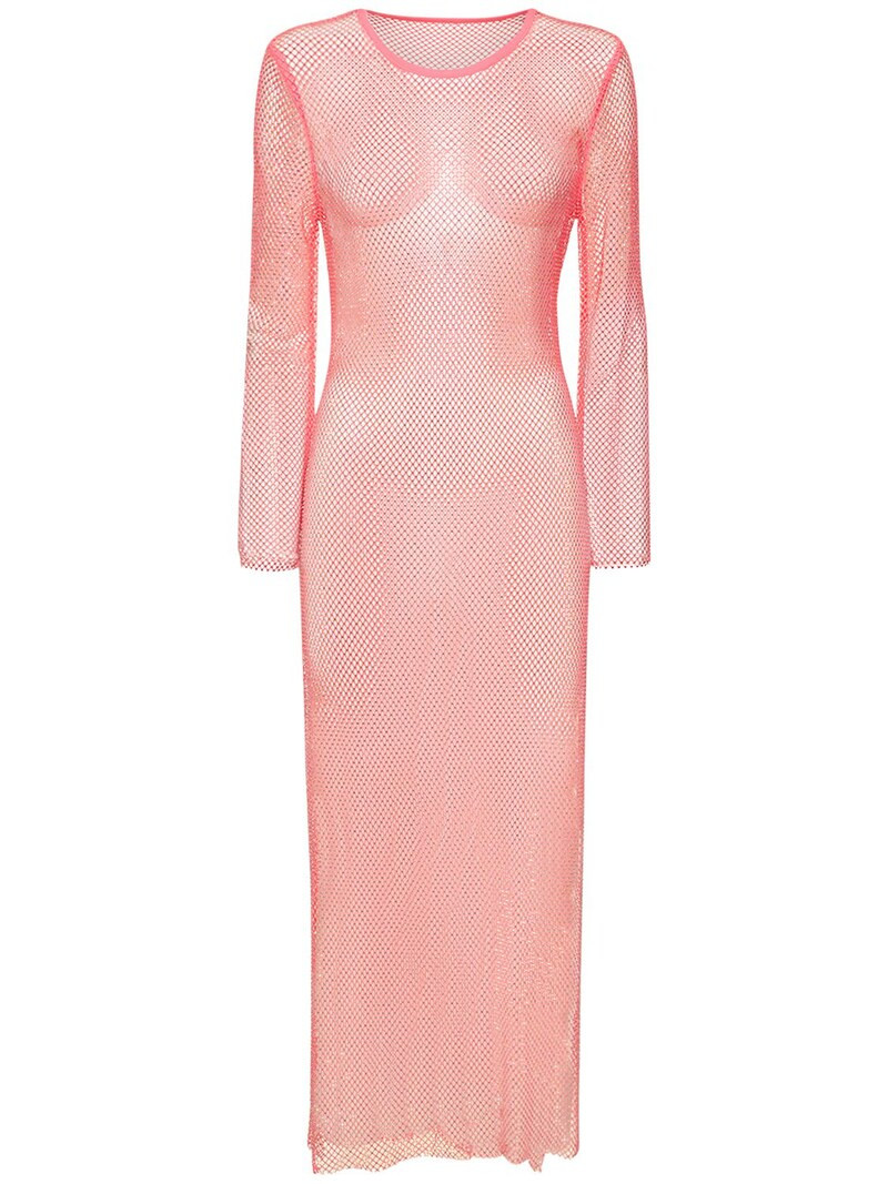 Leslie Amon - Embellished maxi dress - Black | Luisaviaroma | Luisaviaroma