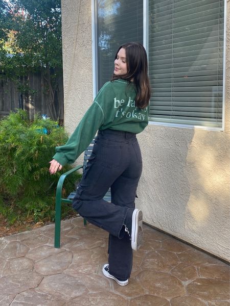 Casual amazon outfit inspo!🫶

Sizing:
- Sweatshirt runs oversized, wearing a medium
- Jeans run small (especially if you have wider hips/a larger booty), wearing a medium

Fall outfits / fall fashion 2023 / fall outfits 2023 / fall outfits women / fall outfit inspo / fall outfit ideas / womens fall outfits / fall outfit inspirations / cute fall outfits / casual fall outfits / fall fashion 2023 / fall fashion trends / womens fall fashion / edgy fall fashion / early fall outfits / fall transition outfits / college fashion / college outfits / college class outfits / college fits / college girl / college style / college essentials / amazon college outfits / back to college outfits / back to school college outfits / college tops / Neutral fashion / neutral outfit / Clean girl aesthetic / clean girl outfit / Pinterest aesthetic / Pinterest outfit / that girl outfit / that girl aesthetic / cargo jeans / amazon cargo pants / platform converse outfits / sweatshirt outfits / sweatshirt outfit ideas / cargo jeans outfits / cargo pants outfits / black jeans outfits


#LTKSeasonal #LTKfindsunder50 #LTKfindsunder100