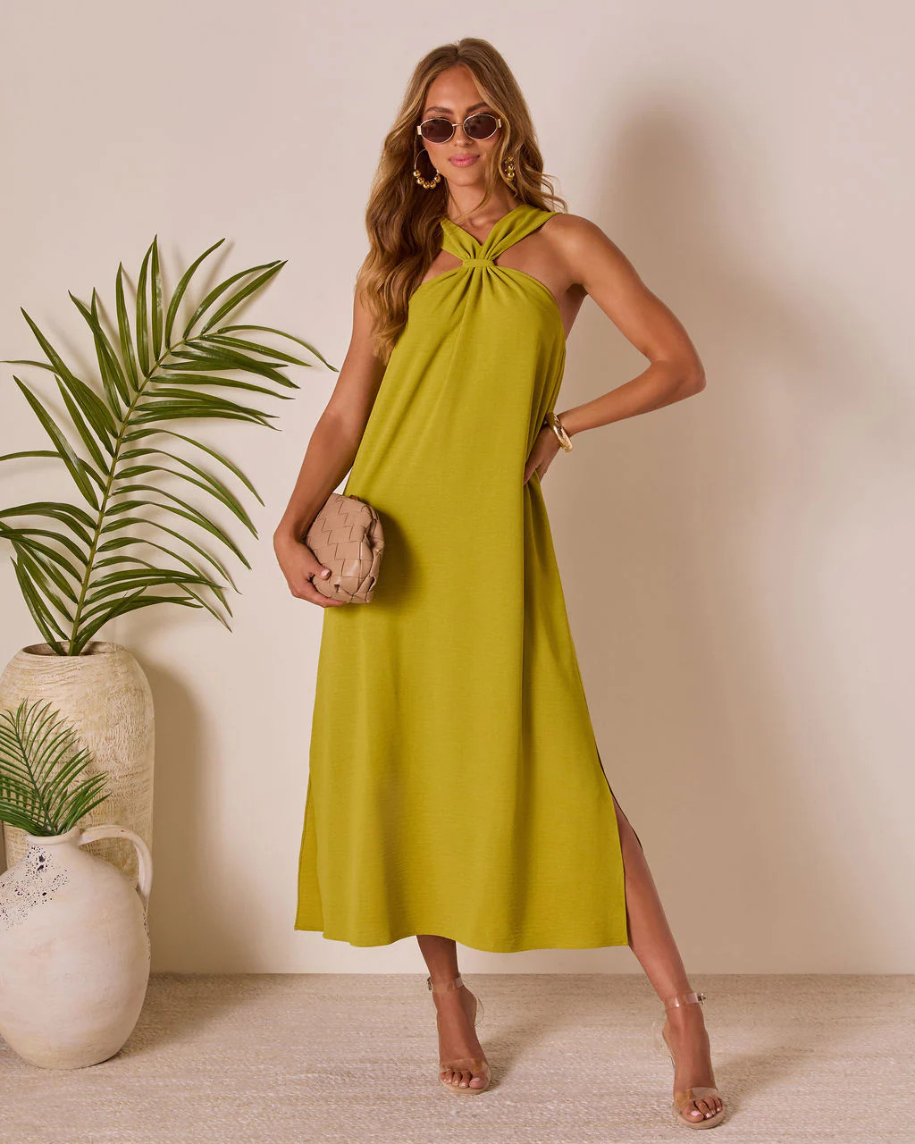 Tropic Whisper Halter Maxi Dress | VICI