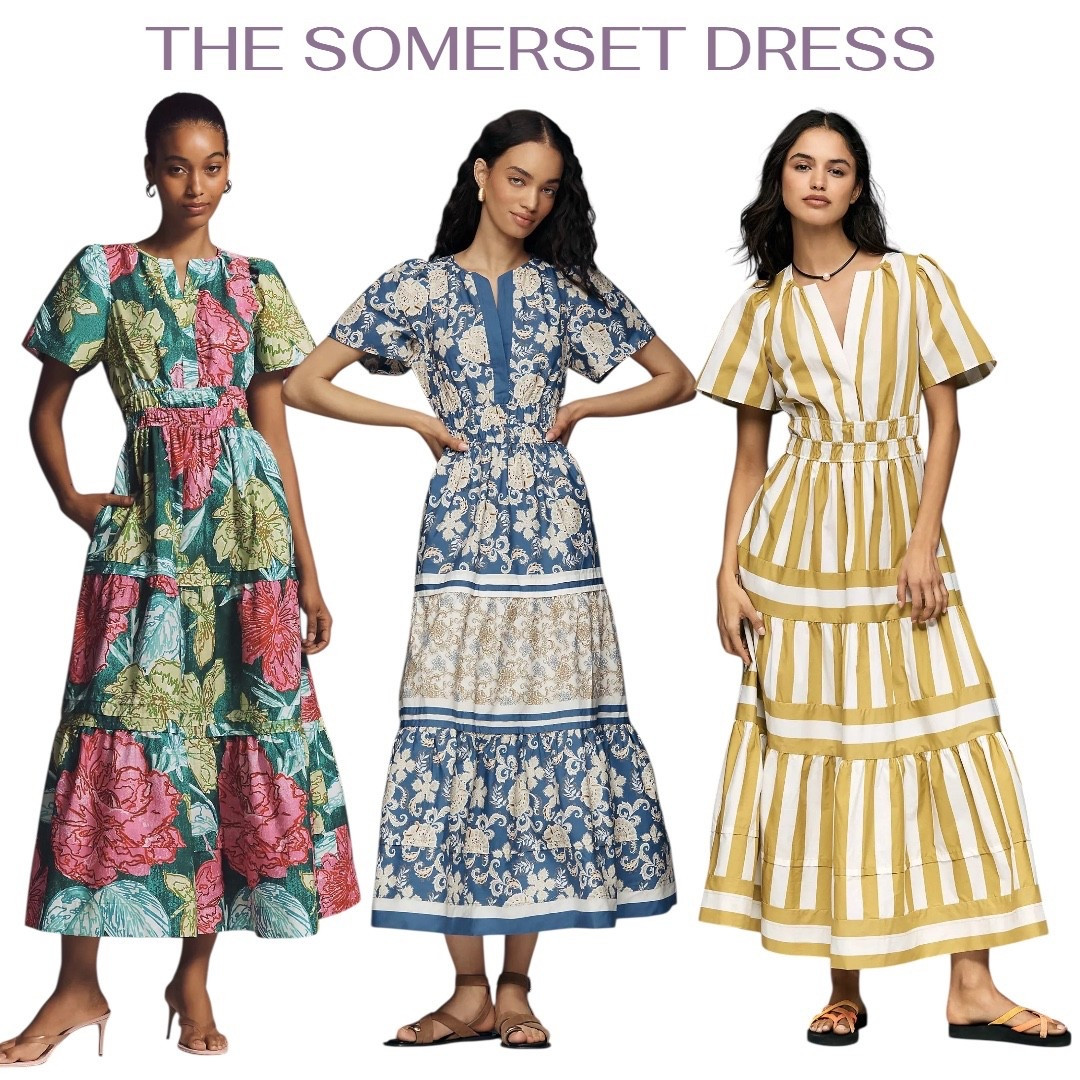 The Somerset Maxi Dress from Anthropologie is an excellent choice for an Easter dress. 

#LTKSeasonal #LTKWedding #LTKootd