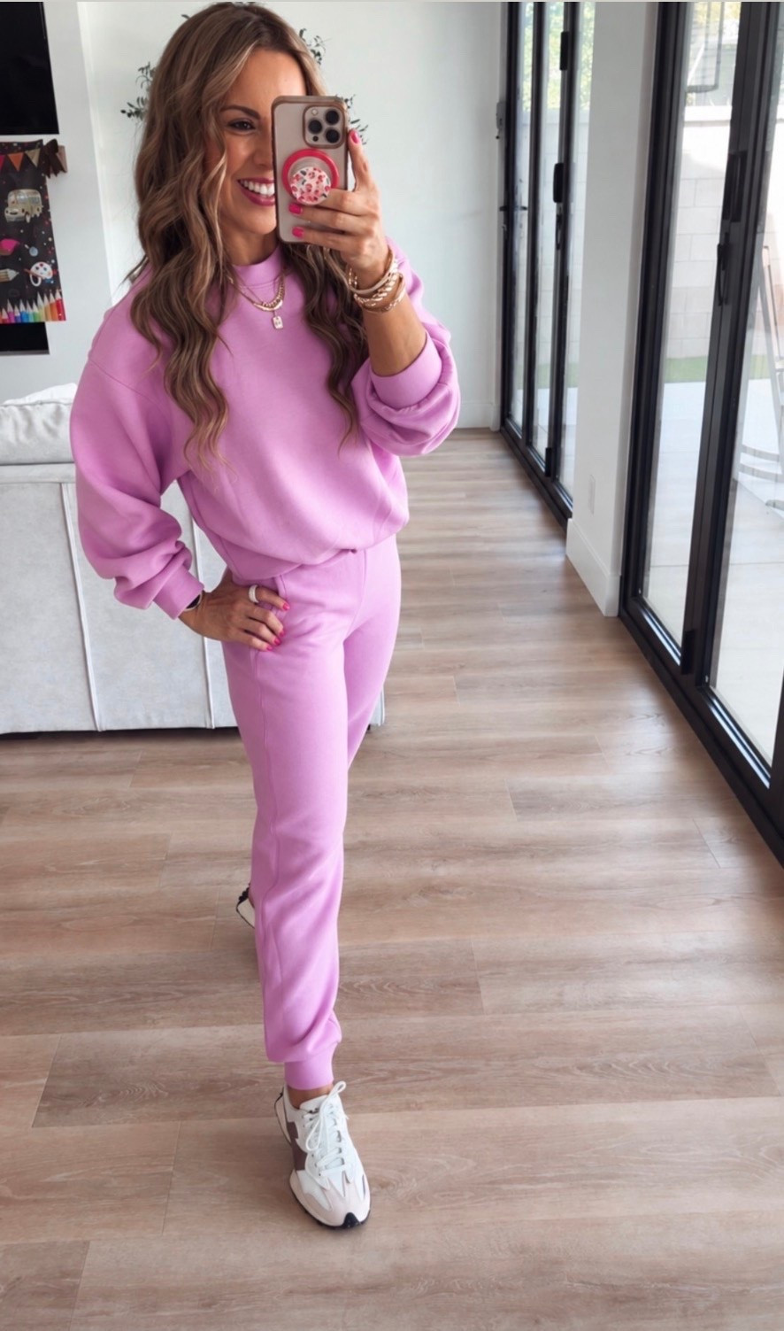 Pink is always a great idea! I love this shade of pink and the bounce fleece line is one of my favorites!! I love how soft and comfortable this set is and it doesn’t wrinkle. I have on an xs in the top and bottoms. Old navy sale, fall style.

#LTKSeasonal #LTKSaleAlert #LTKActive