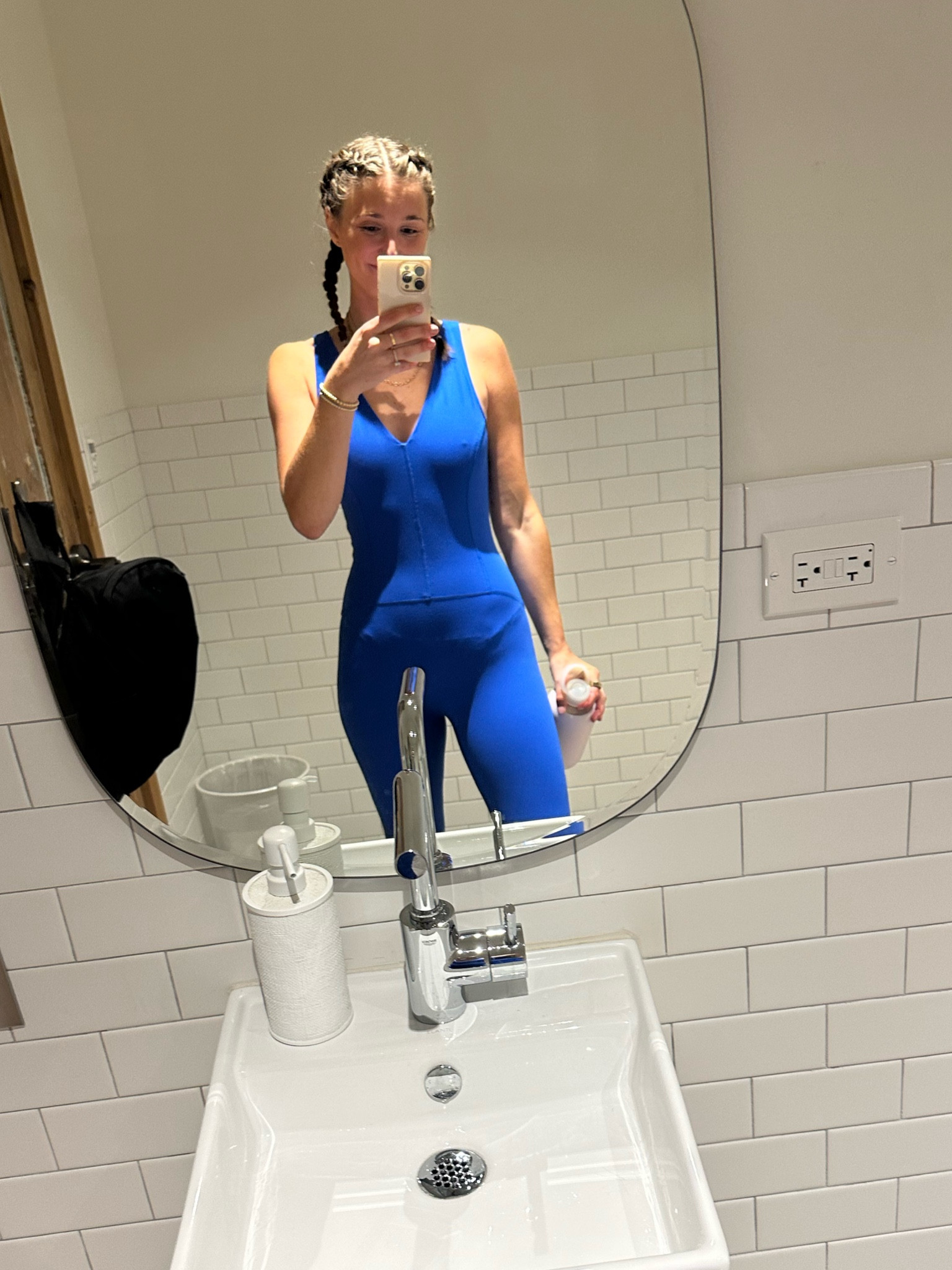 Obsessed with this blue onesie 🦋

#LTKfitness #LTKGiftGuide