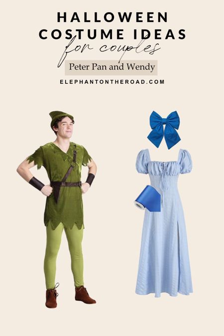 HALLOWEEN COSTUME FOR COUPLES. Peter Pan and Wendy

#LTKSeasonal #LTKunder50