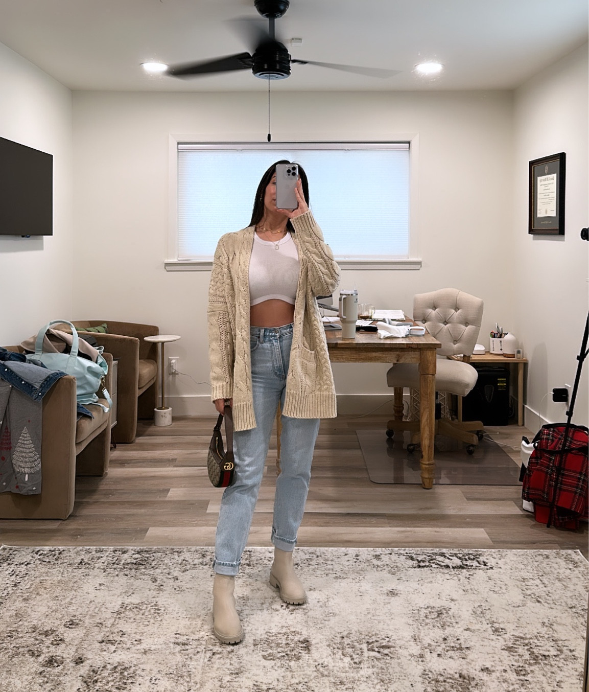 Jeans size 24 
Top M

#LTKxAF #LTKSeasonal #LTKGiftGuide