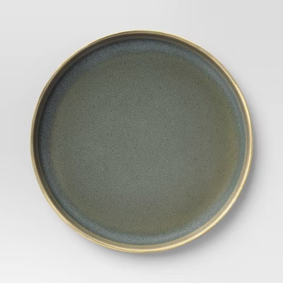 Stoneware Tilley Dinner Plate Olive Green - Threshold™ | Target