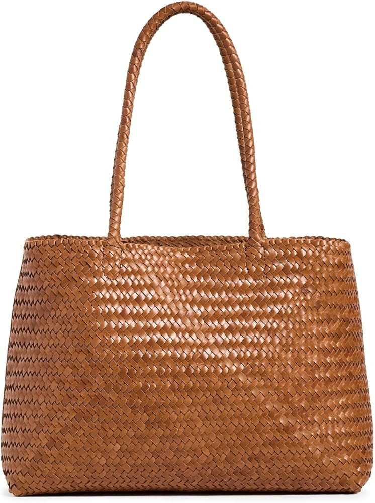 Madewell Women's The Handwoven Leather Tote | Amazon (US)