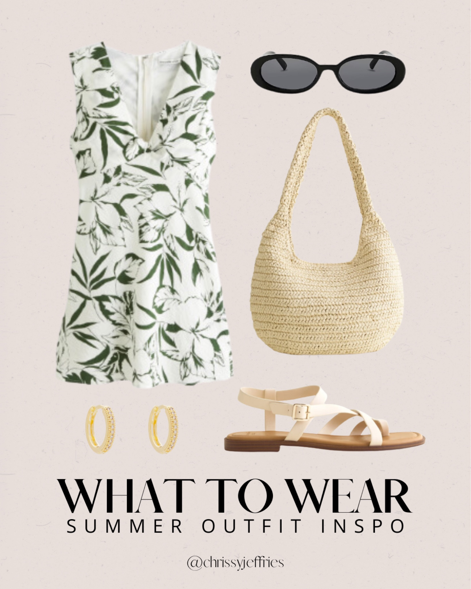 Stay effortlessly stylish this summer with this fresh outfit idea! Featuring a breezy floral romper, chic oval sunglasses, and a trendy straw bag, this look is perfect for sunny days. Complete the ensemble with elegant gold hoop earrings and comfy white sandals. Whether you’re heading to a brunch or a beach day, this outfit is your go-to for ultimate summer vibes. 

#SummerOutfit #FashionInspo #FloralStyle #BeachChic #SummerFashion

#LTKsummer #LTKcanada #LTKtravel