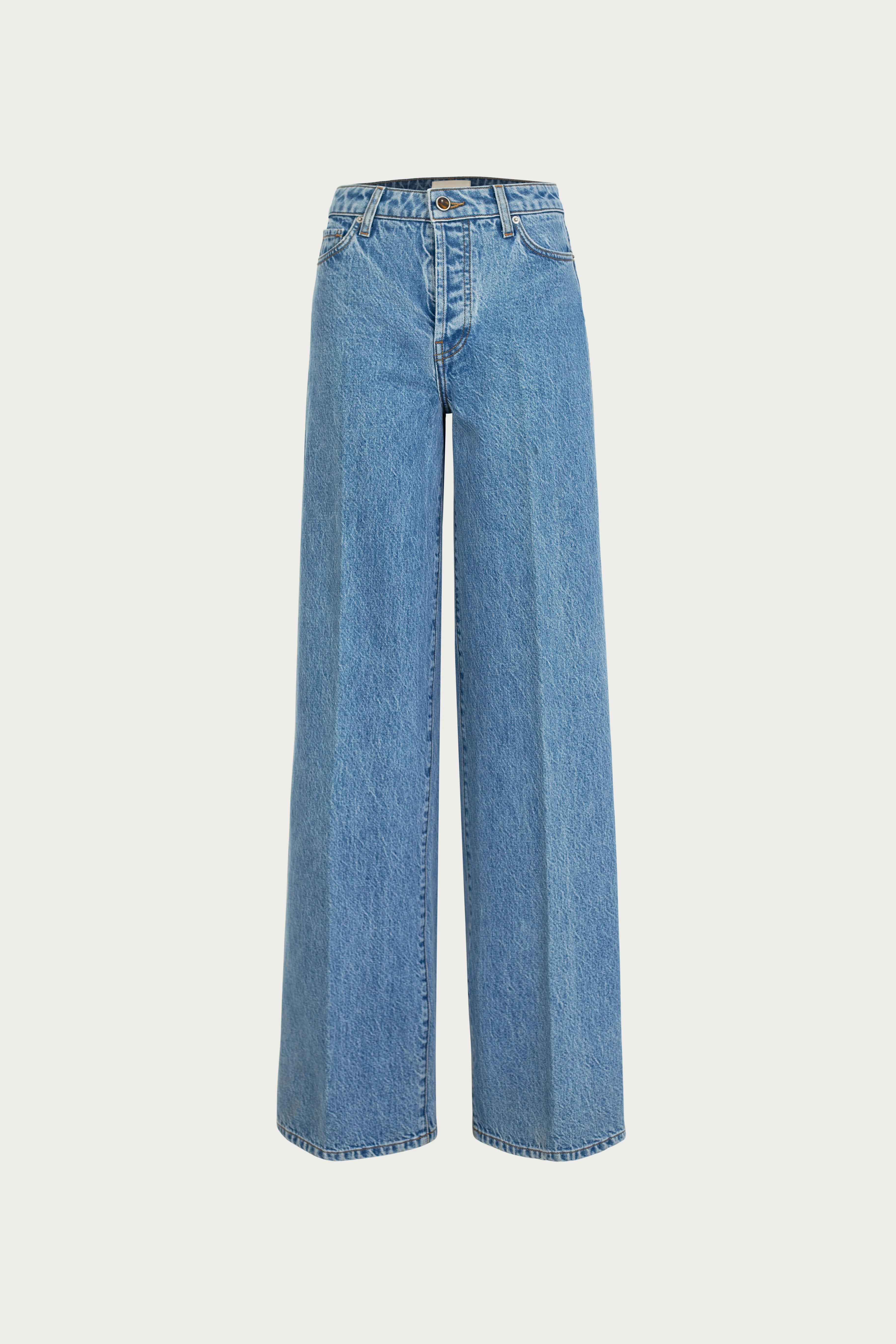 The Wide Leg Jean (Classic Blue) | SAME
