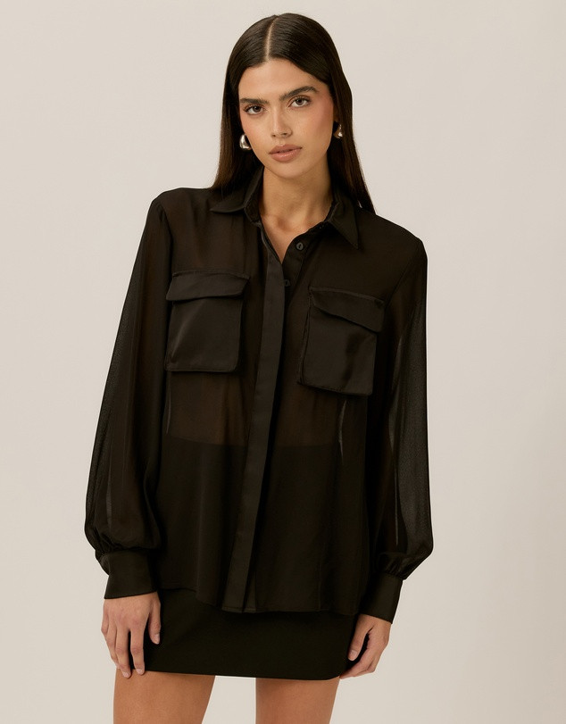 Agnes Sheer Shirt | THE ICONIC (AU & NZ)