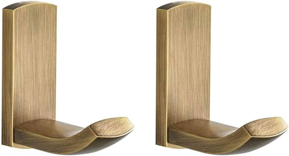 Flybath Coat Hooks Antique Brass Shower Towel Robe Hook for Hanging Bathroom Kitchen Hooks Wall M... | Amazon (US)