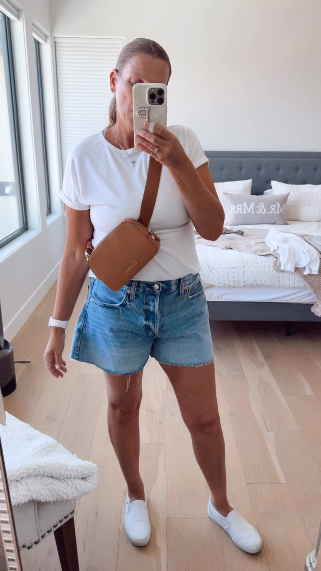 Gotta love some basics 
These denim shorts fit so good, A-line style so lots of room in the legs, super comfy

Denim shorts outfits, white tee , basics, wardrobe staples,

#LTKtravel #LTKsummer #LTKstyletip