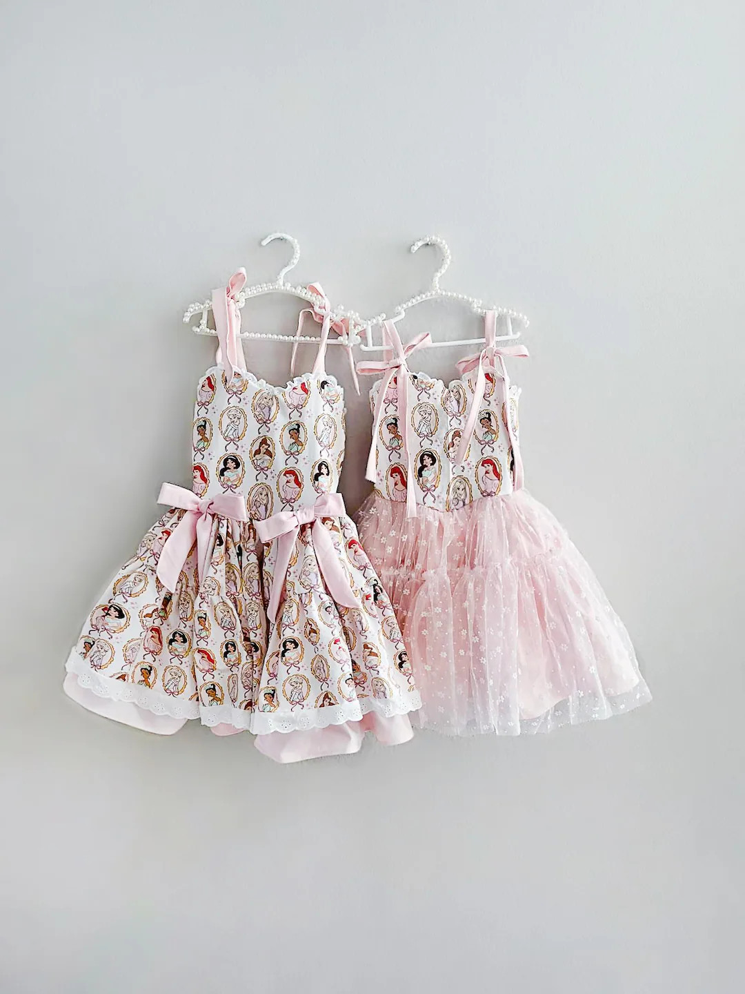 Princess Dress Disney Elsa Ariel Belle Tiana Rapunzel Jasmine, Girl Birthday Outfit dress | Etsy (US)