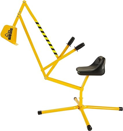 The Big Dig Sandbox Digger Excavator Crane with 360 Degree Rotation with Base Great for Sand, Dir... | Amazon (US)