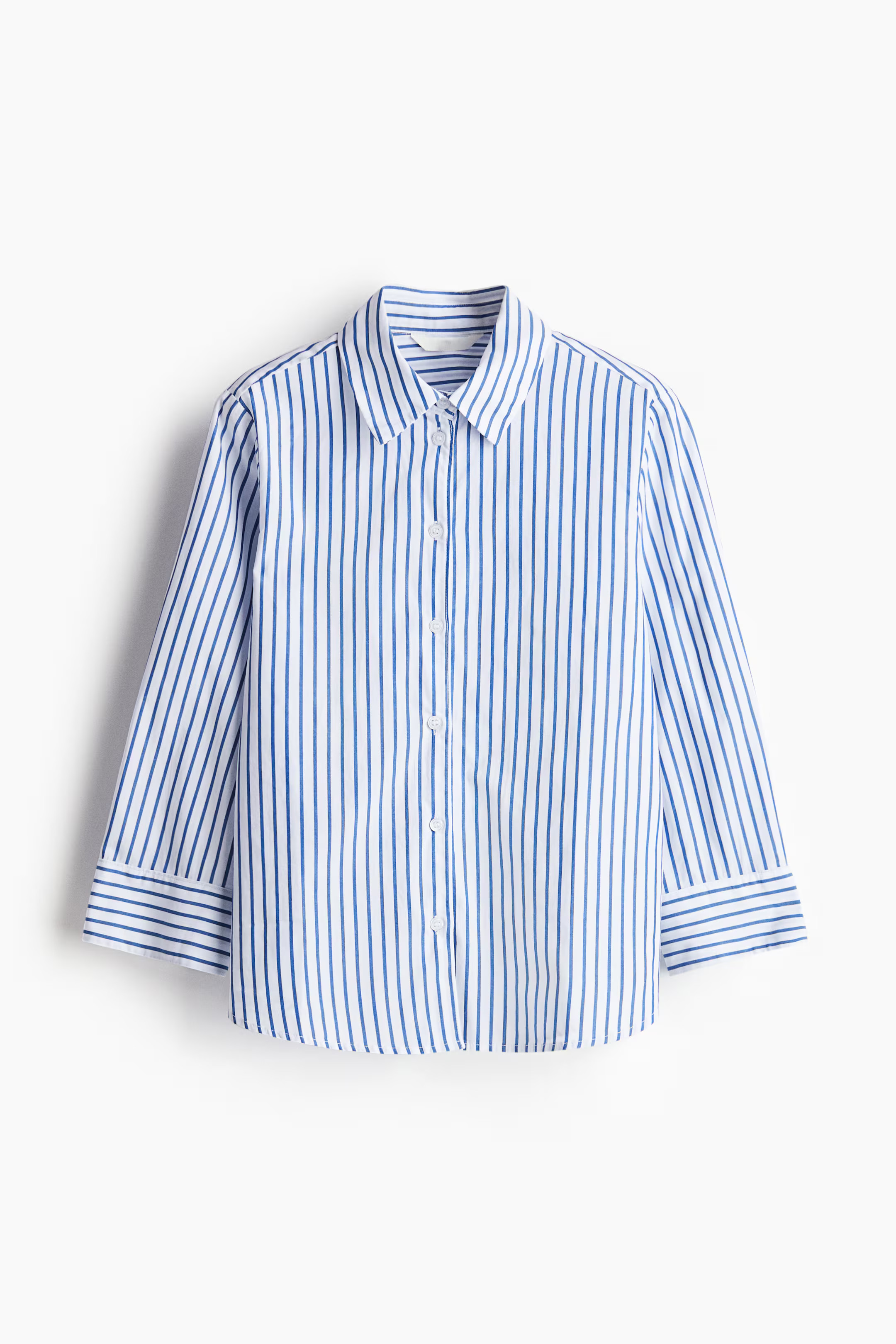 Cotton poplin shirt | H&M (UK, MY, IN, SG, PH, TW, HK)
