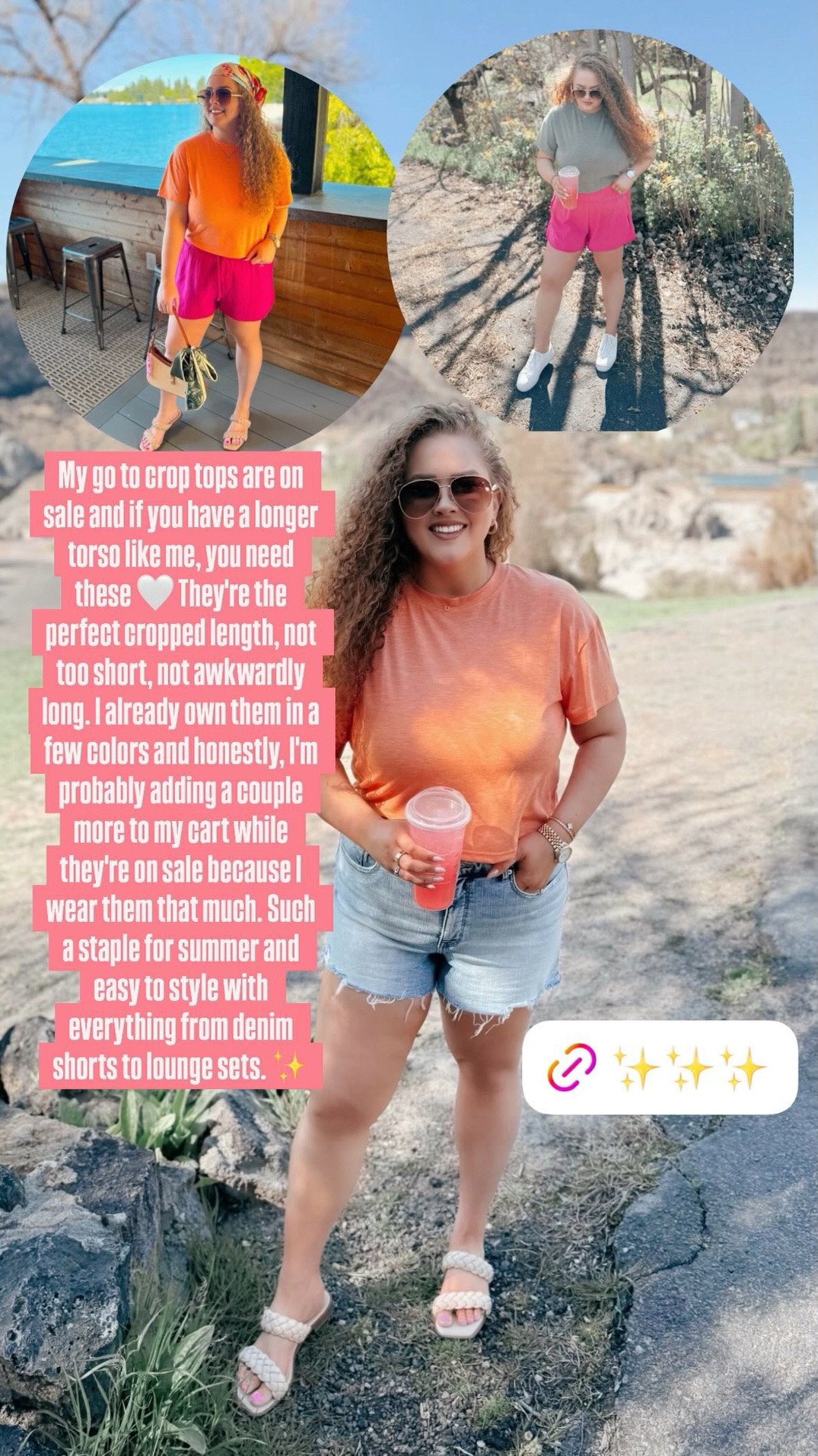 My go to crop tops are on sale and if you have a longer torso like me, you need these 🤍 They're the perfect cropped length, not too short, not awkwardly long. I already own them in a few colors and honestly, I'm probably adding a couple more to my cart while they're on sale because I wear them that much. Such a staple for summer and easy to style with everything from denim shorts to lounge sets. ✨ Crop Top | Long Torso Friendly | Everyday Basic | Closet Staple | Summer Style | Casual Chic | Capsule Wardrobe | Neutral Style | Layering Essential | Elevated Basics | Everyday Outfit | Summer Outfit Inspo | Effortless Style | Amazon Fashion | Wardrobe Essential | Versatile Style | Casual Wear | High Waisted Pairing | Minimal Style | Summer Must Have | Daily Uniform | Chic Basics | Outfit Repeater | Easy Styling | Fashion Favorite 🤍✨

#LTKootd #LTKMidsize #LTKSaleAlert