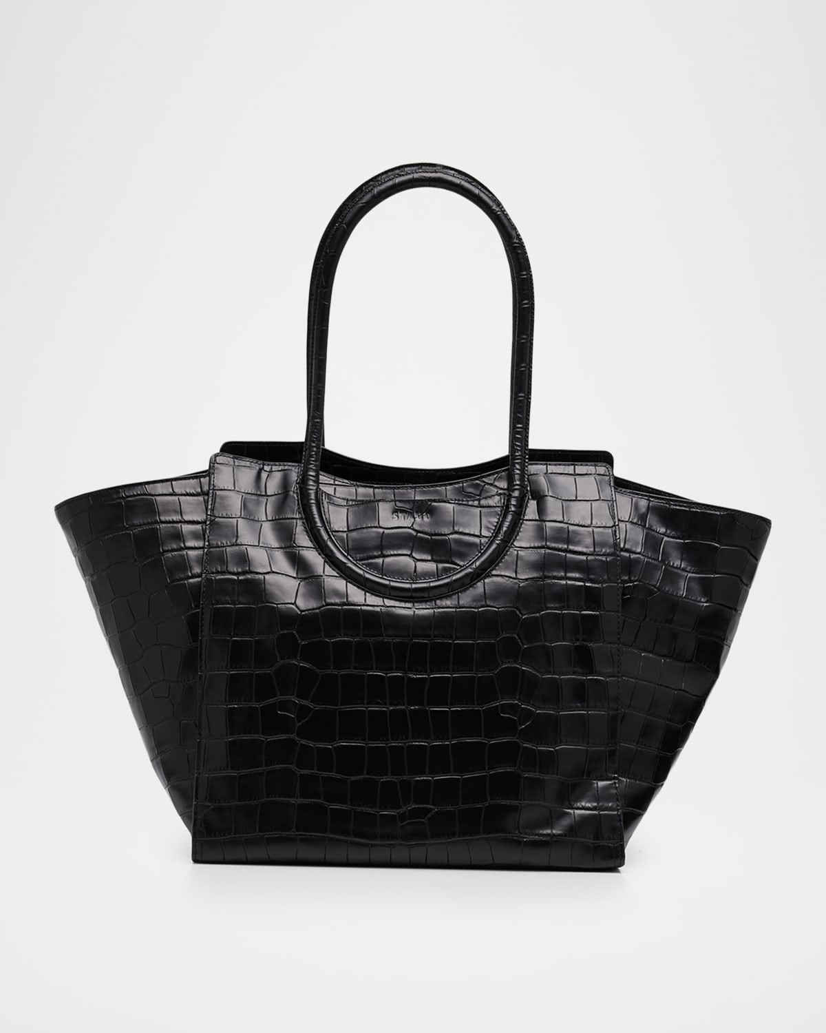 Maude Croc-Embossed Leather Tote Bag | Neiman Marcus