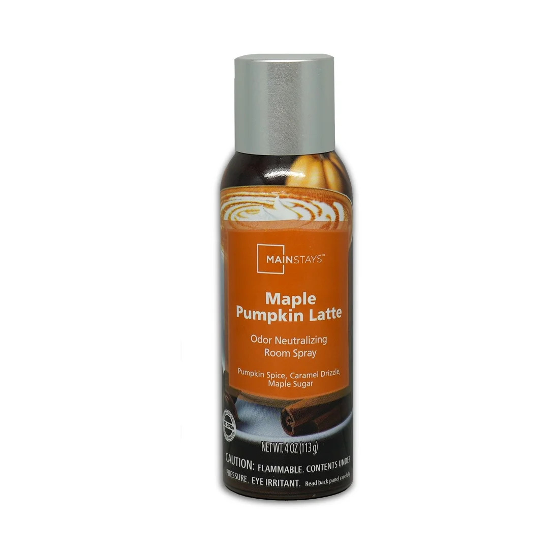 Mainstays Odor Neutralizing Room Spray, Maple Pumpkin Latte Air Freshener, 4 oz - Walmart.com | Walmart (US)