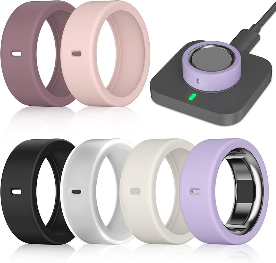 6 Pack Ring Cover Compatible with Oura Ring Gen 4/Oura Ring Gen 3 Horizon/Gen 3 Heritage, Surport... | Amazon (US)