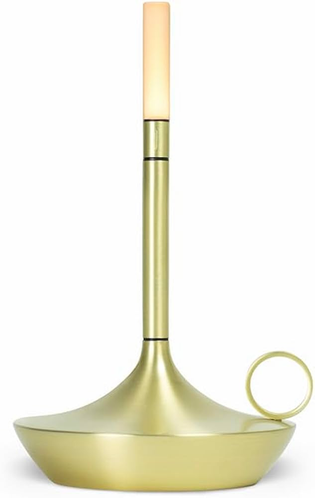 Graypants Wick Portable LED Lamp (Brass, Short) | Amazon (US)