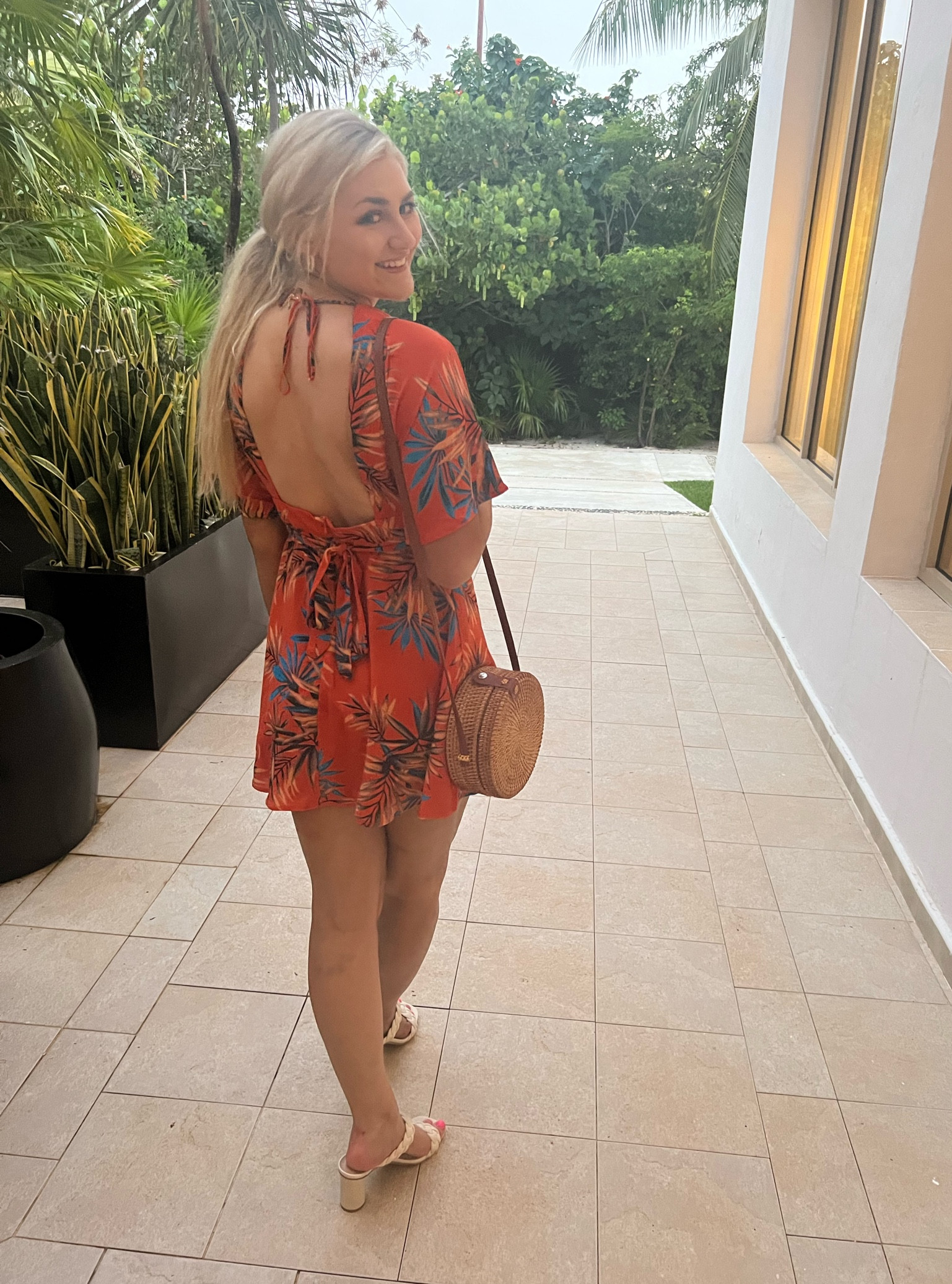 A pop of orange for your next vaca 🧡 

Romper - M runs short! 

#LTKstyletip #LTKfit #LTKFind