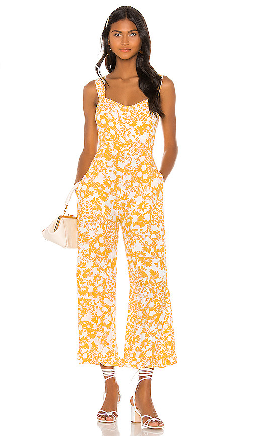 FAITHFULL THE BRAND Kasbah Jumpsuit in Yellow. - size XL (also in L) | Revolve Clothing (Global)