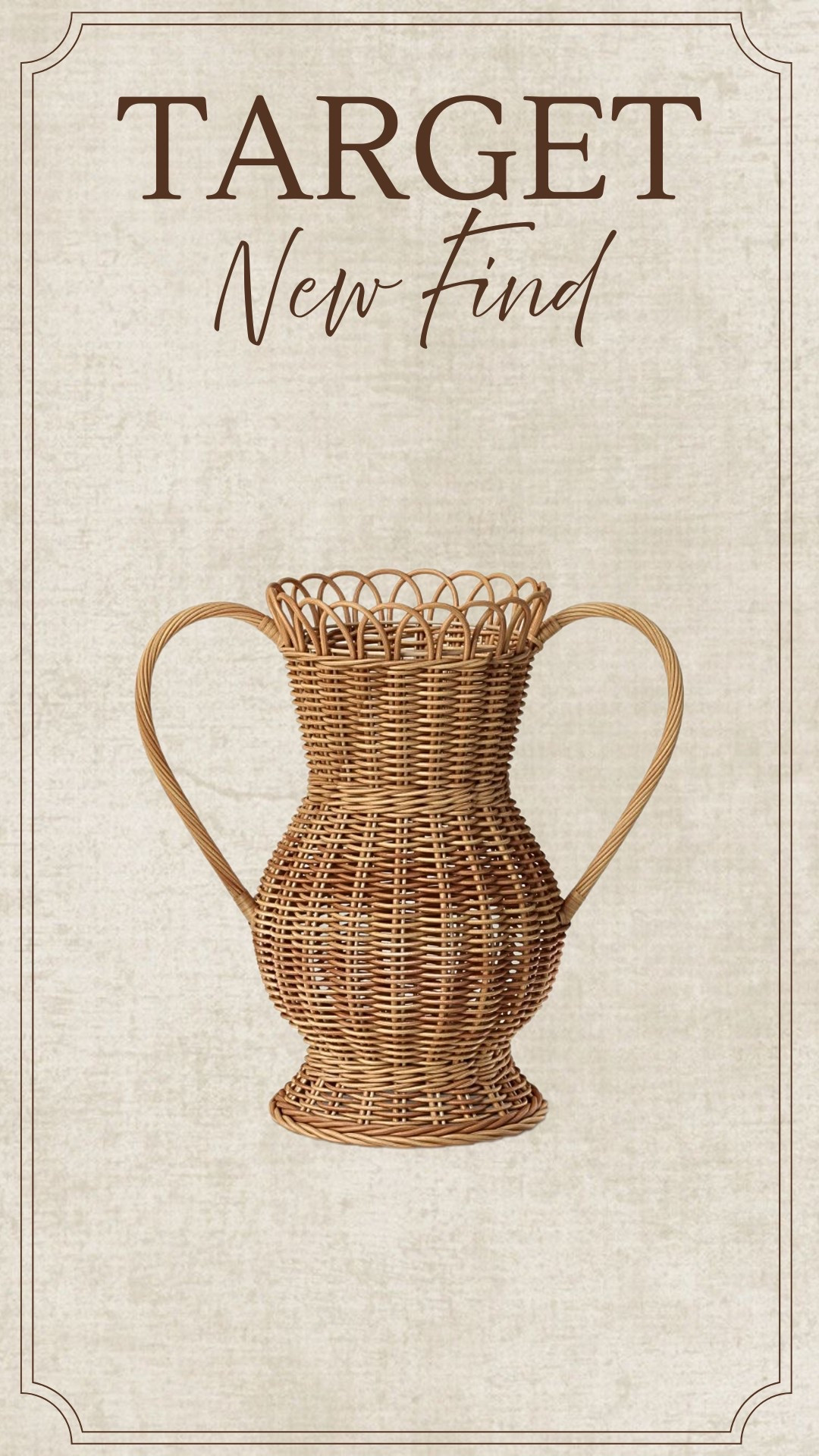 Target New Home Find Large Rattan Vase under $30

#DesignerDupe #Rattan #Vase #Target


#LTKFindsUnder50 #LTKHome #LTKStyleTip