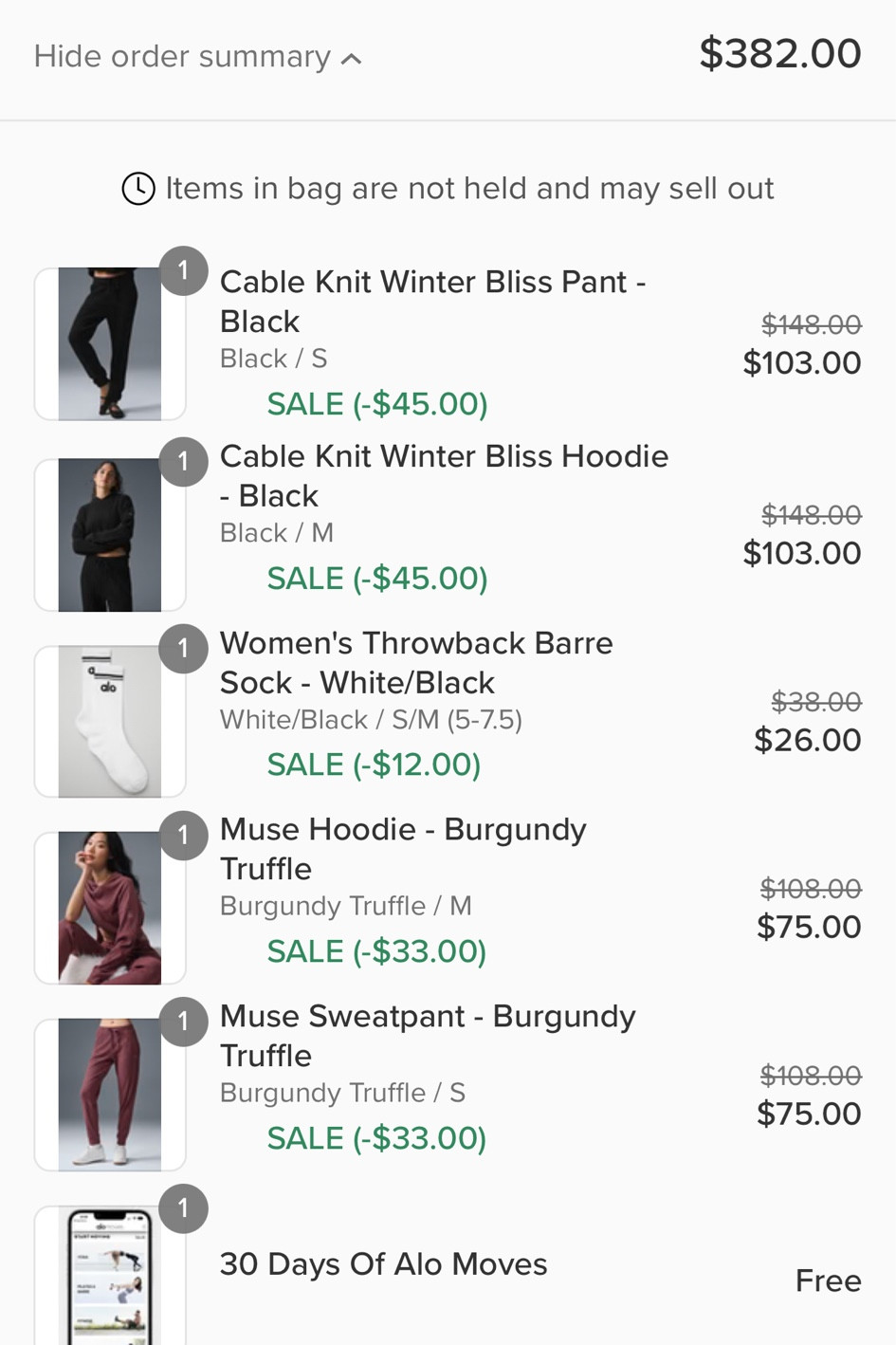 What I ended up pulling the trigger on for ALO Black Friday! 🙌🏼👏🏼🫶🏼

#LTKFitness #LTKCyberWeek #LTKGiftGuide