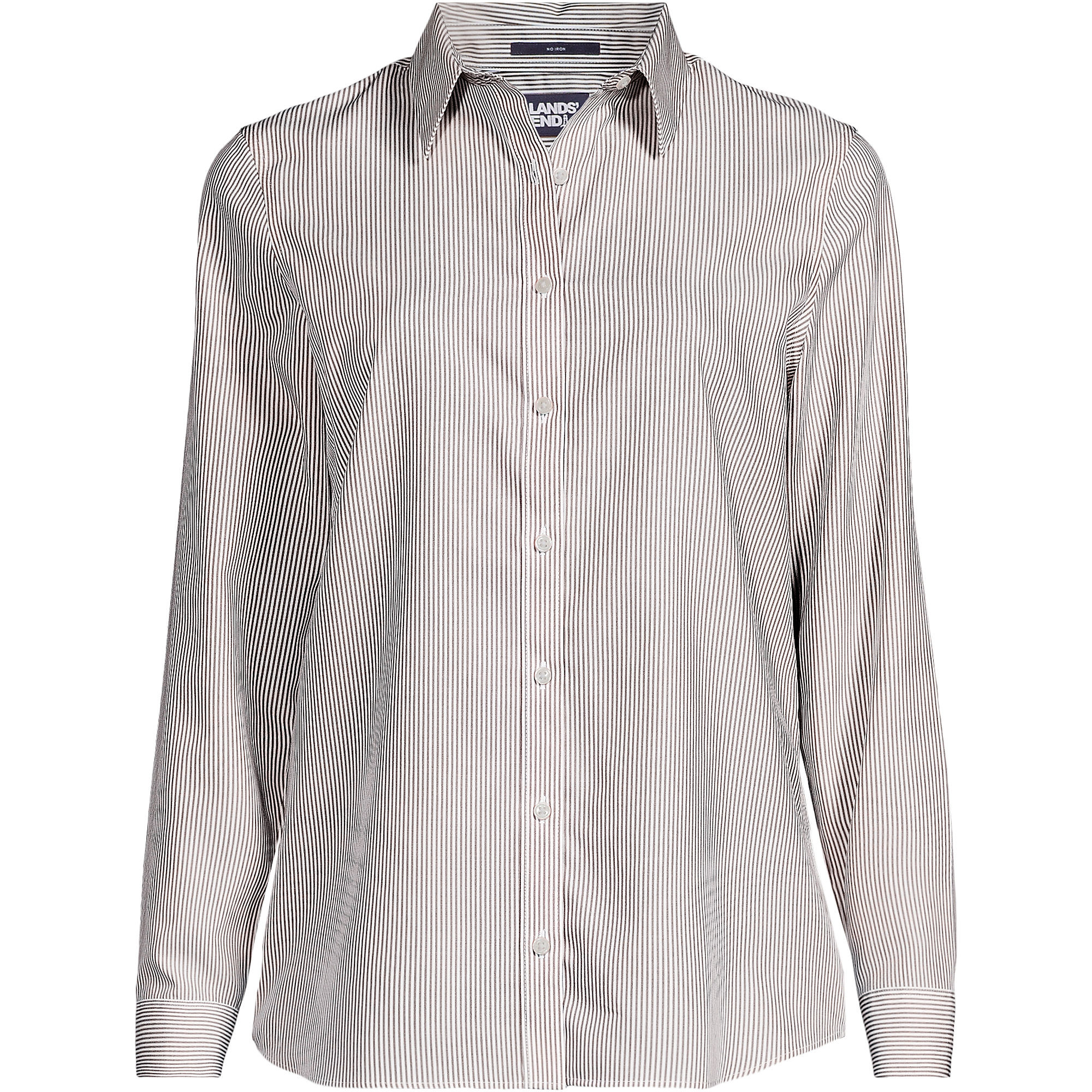 Women's No Iron Button Front Shirt | Lands' End (US)