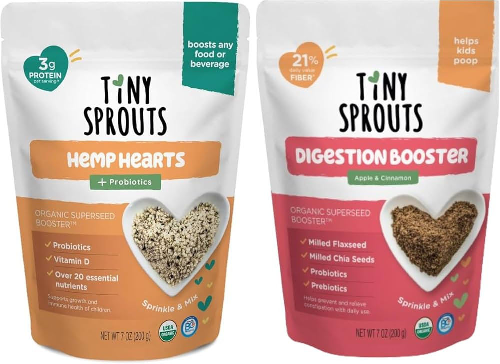 Organic Superseed Milled Chia and Flax Seed Digestion Blend (Apple & Cinnamon) and Hemp Hearts Bu... | Amazon (US)