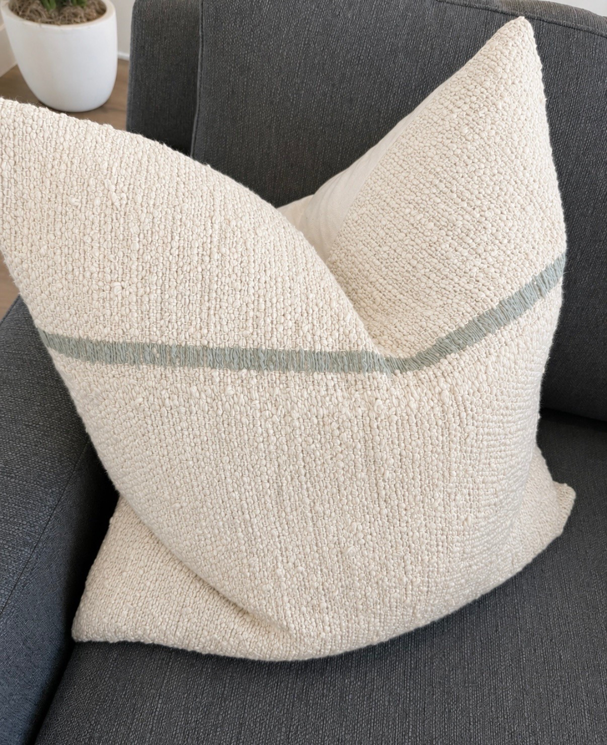 5 star reviews and 10 gorgeous options to mix + match together 🤍

these textured pillow covers give such a high-end designer look for less and the neutral tones all work so well layered together

✔ soft textured fabrics  
✔ elevated neutral colors  
✔ easy seasonal refresh  
✔ designer-inspired look  
✔ perfect for beds, sofas + accent chairs

#LTKMothersDay #LTKmomlife #LTKmorningroutine