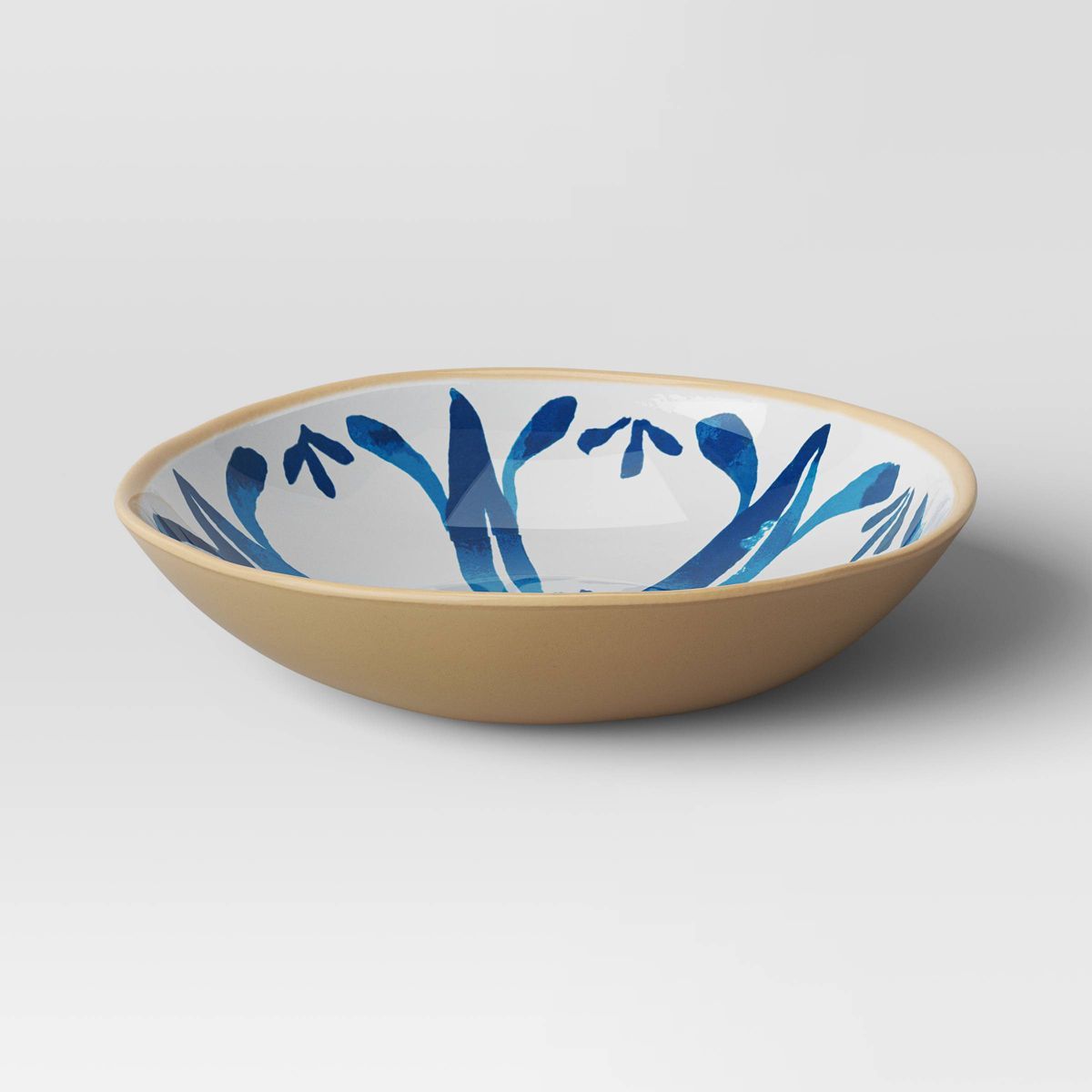 23.5oz Melamine Cereal Bowl Blue Print - Threshold™ | Target