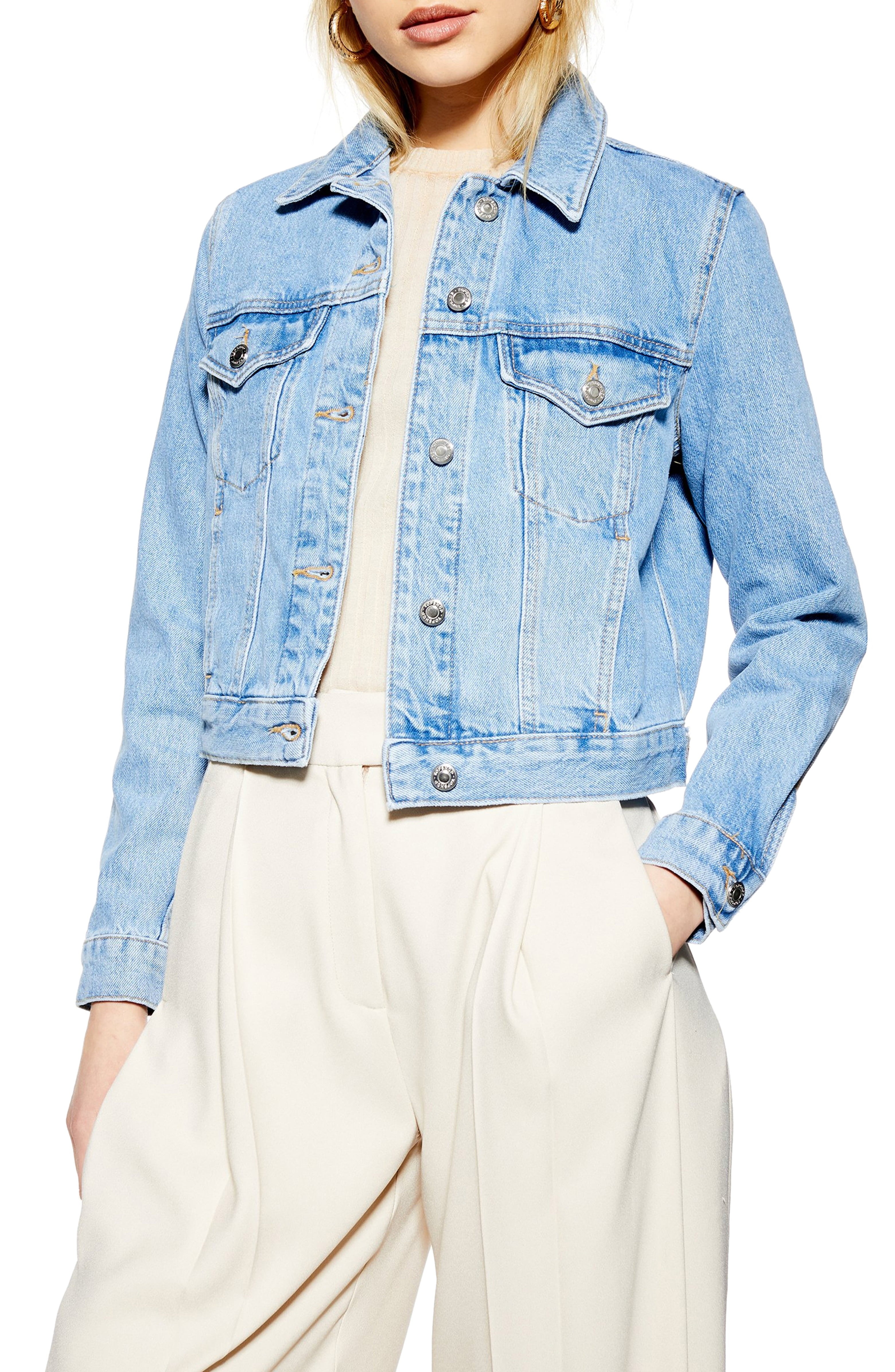 Topshop Fitted Denim Jacket | Nordstrom | Nordstrom