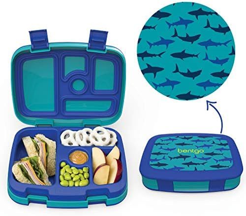 Amazon.com: Bentgo Kids Prints Leak-Proof, 5-Compartment Bento-Style Kids Lunch Box - Ideal Porti... | Amazon (US)