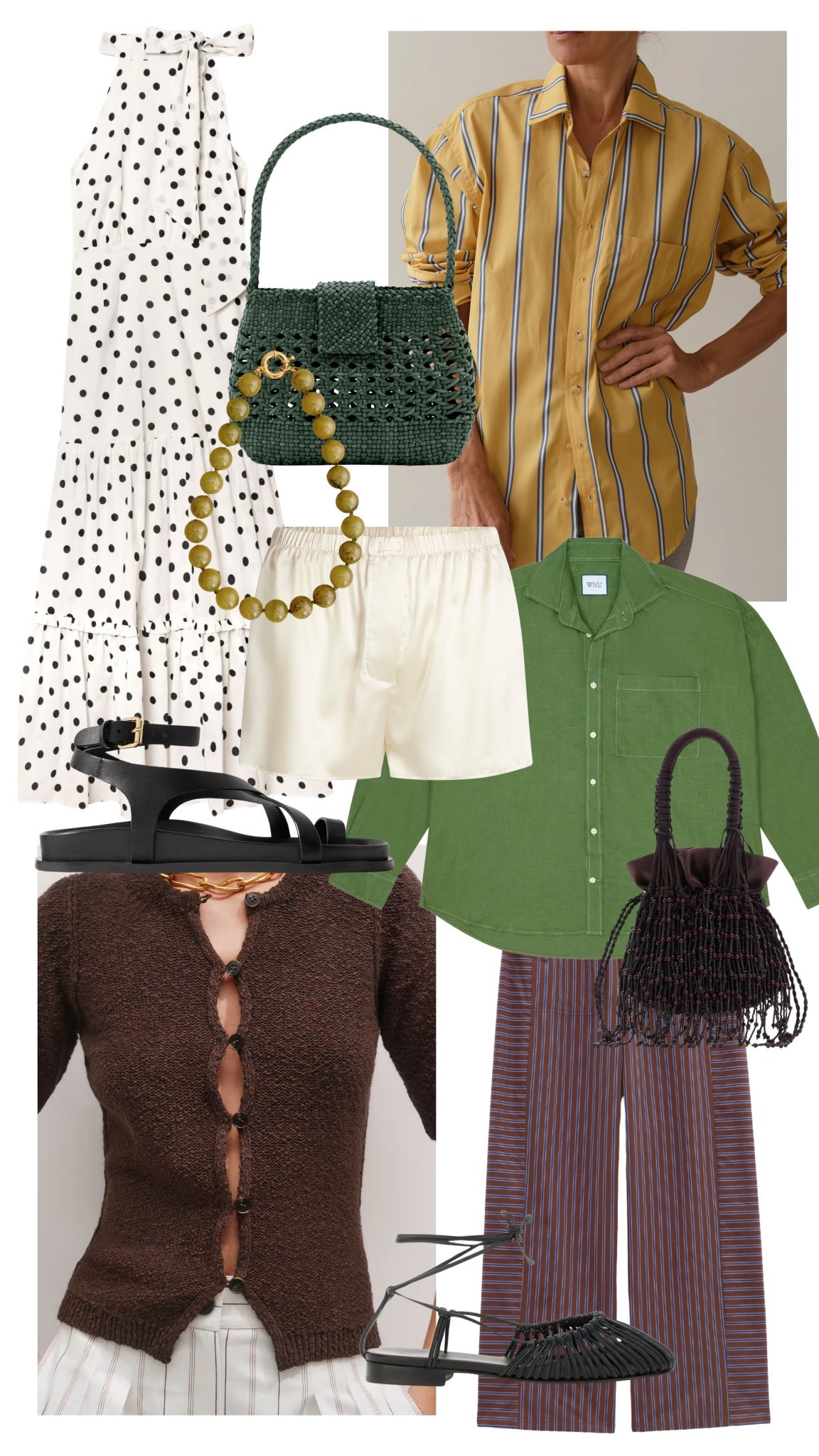 Fun summer pieces I’m loving this year—polka dots, pops of colour, striped trousers, fringe bags and bold accessories that do the work for you.

You can find more style content over on my Substack ’The Wardrobe Edit’


#LTKsummer #LTKstyletip