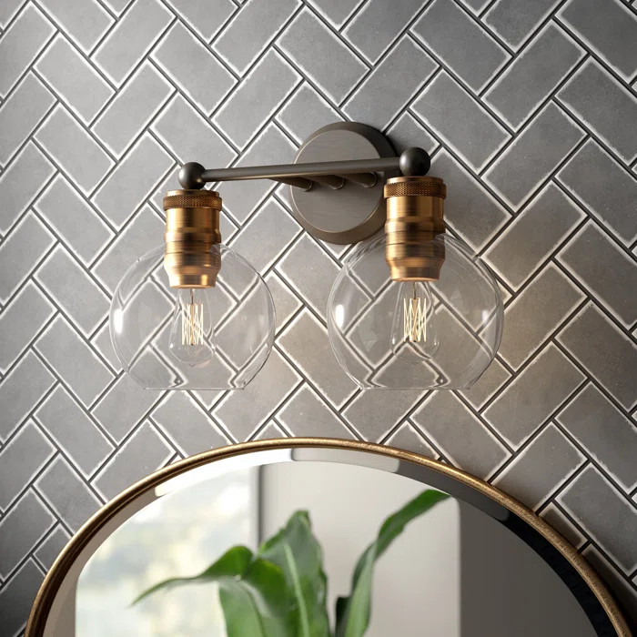 Mata 2-Light Dimmable Vanity Light | Wayfair North America