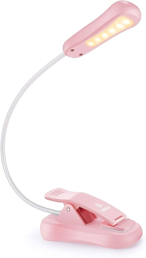 Vekkia 3000K Warm LED Rechargeable Book Light, Book Lights for Reading at Night, 3 Brightness, Up... | Amazon (US)