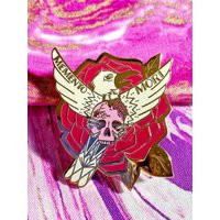 Memento Mori - Enamel Pin | Etsy (US)