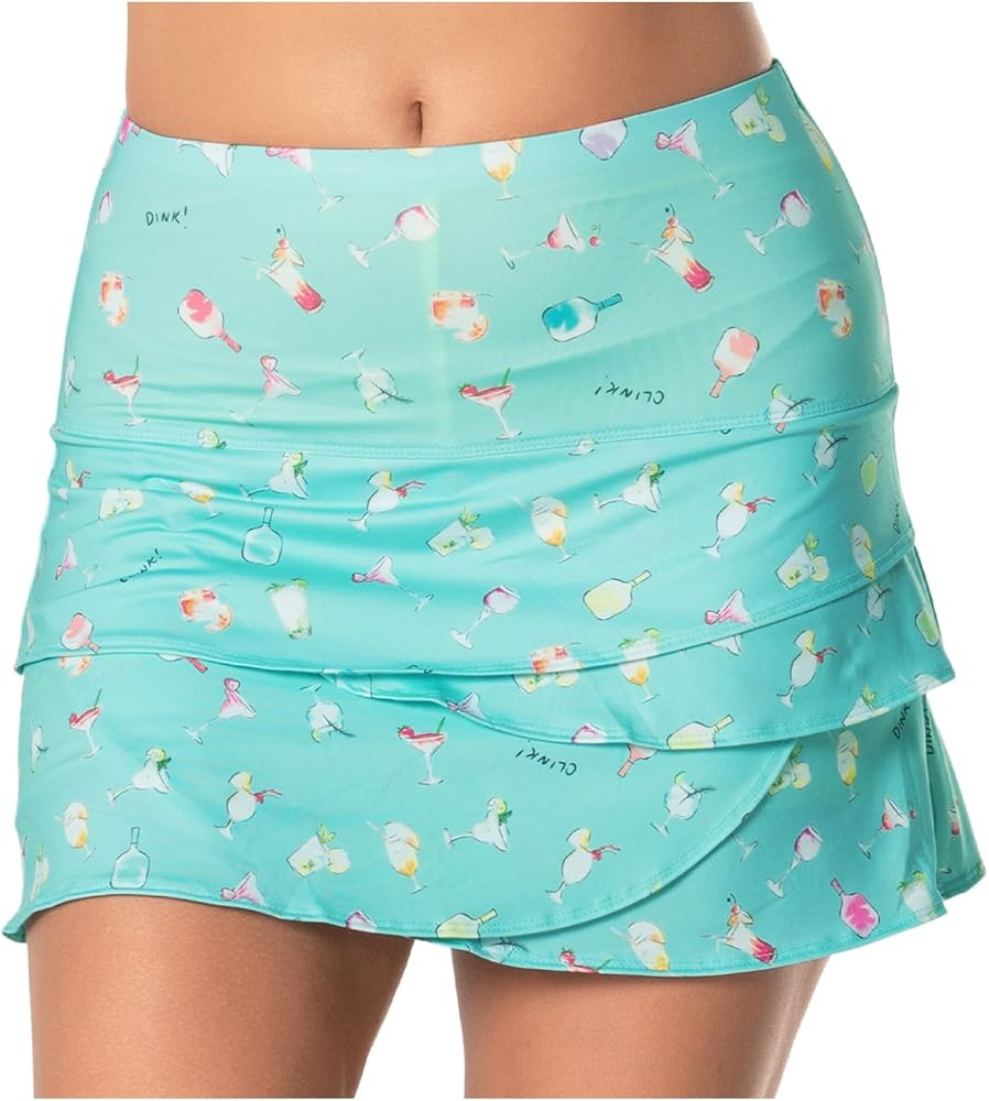 Lucky In Love Women's Long Pickleball Scallop Skirt | Amazon (US)