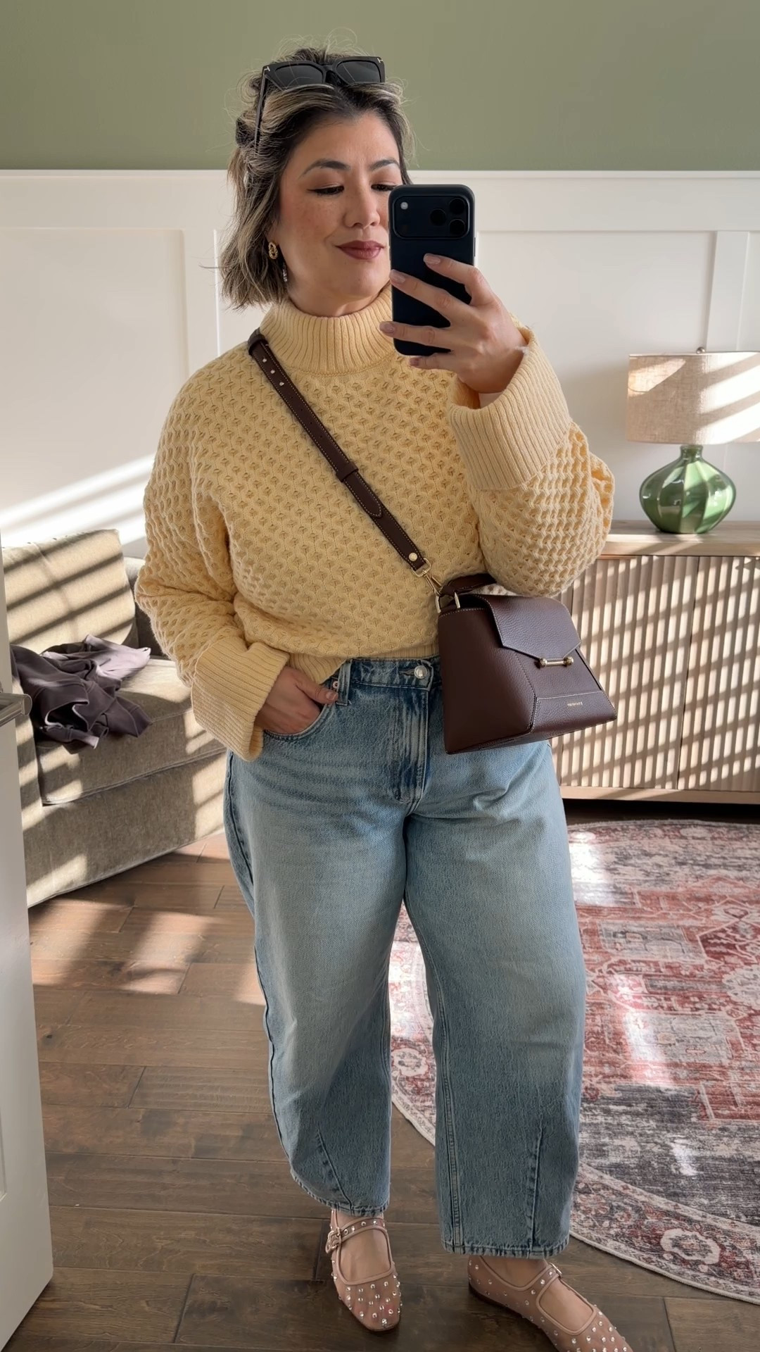 Wearing a large in the sweater. J.Crew now on super sale! Up to 70% off.

#LTKootd #LTKgrwm #LTKHoliday