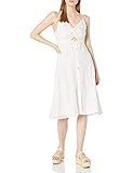 ASTR the label Women's Ellowyn Sleeveless Cut-out Tie back Flare Midi Dress, S, White | Amazon (US)